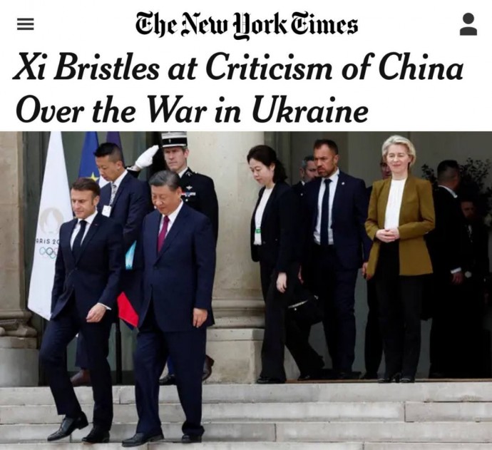 New York Times: «Си Цзиньпин возмущен критикой Китая в связи с войной на Украине».