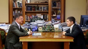 Александр Новак встретился с губернатором Ямало-Ненецкого автономного округа Дмитрием Артюховым