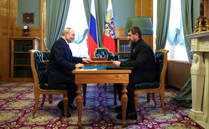 Рабочая встреча с главой Чечни Рамзаном Кадыровым