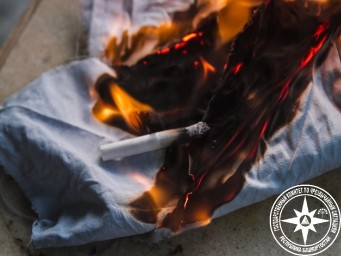 В Башкирии из-за непотушенной сигареты погиб человек при пожаре