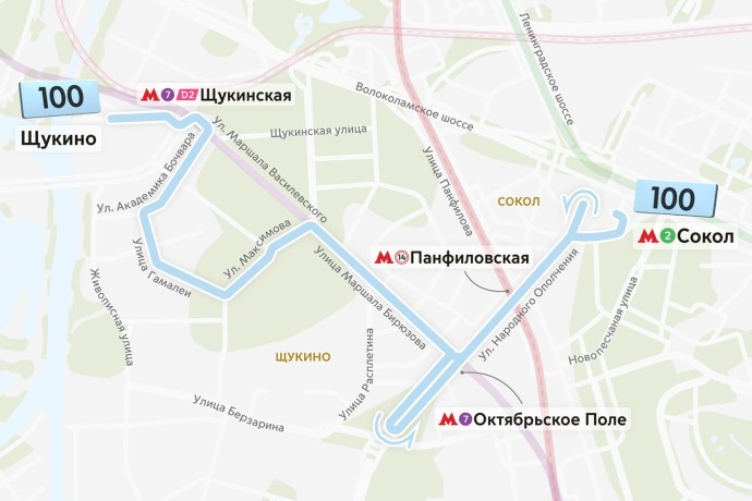 Электробусы нового поколения вышли на маршрут № 100 на севере и северо-западе Москвы