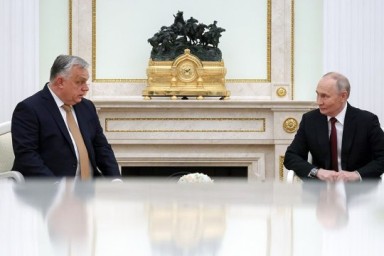 Владимир Путин принял в Кремле Виктора Орбана