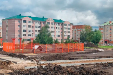 В Рузаевке строят первую спецплощадку для выгула собак
