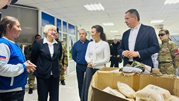 Более 80 тонн гуманитарного груза доставил штаб "Единой России" в Белгород