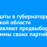 Кандидаты в губернаторы Иркутской области представляют предвыборные программы своих партий...