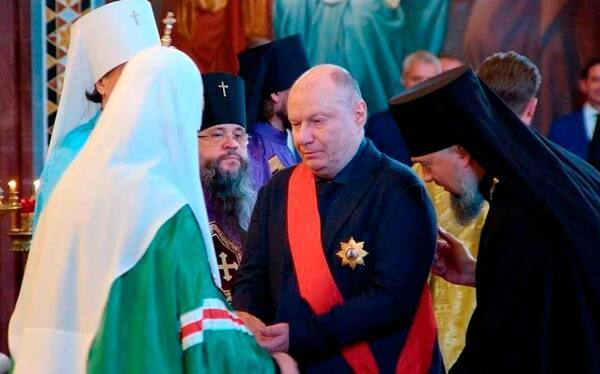 Владимир Потанин получил орден Александра Невского за помощь РПЦ