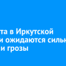 8 августа в Иркутской области ожидаются сильные дожди и грозы