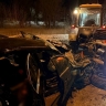 В Магнитогорске автомобиль на скорости влетел в трактор