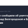 Военные сообщили об уничтожении 10 дронов над Белгородской и Брянской областями