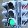 Некоторые светофоры в Москве начали переводить на зимний режим работы