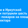 За сутки в Иркутской области потушили шесть лесных пожаров на площади 371,1 гектара