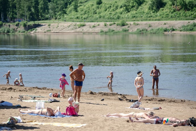 Кировчане жалуются на опасный пляж у старого моста