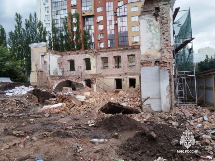 В Уфе обрушилось здание