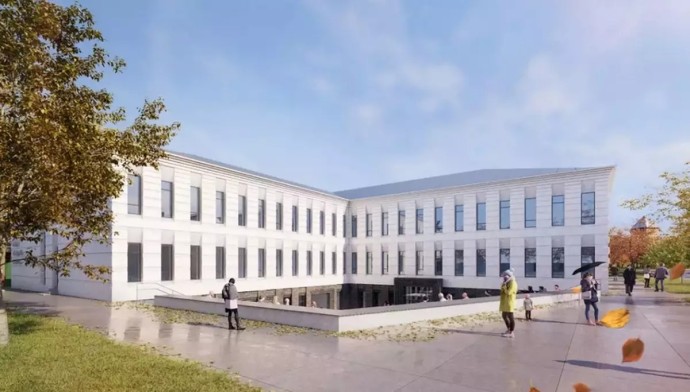 Началось возведение конструкций историко-археологического центра имени Янина