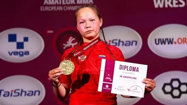 Диана Махмутова из Башкирии победила на первенстве Европы по грэпплингу