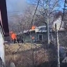 В Корсакове из горящего дома эвакуировались жильцы