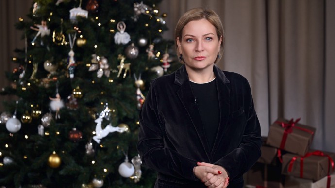 Новогогоднее поздравление Министра культуры Российской Федерации Ольги Любимовой