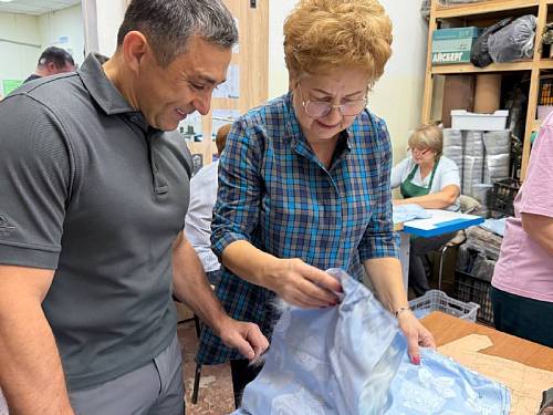 Олег Имамеев рассказал о новых изделиях благовещенской «Фабрики для СВОих» Олег Имамеев рассказал о новых изделиях благовещенской «Фабрики для СВОих»