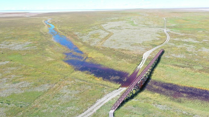 В забайкальское озеро пришла долгожданная вода