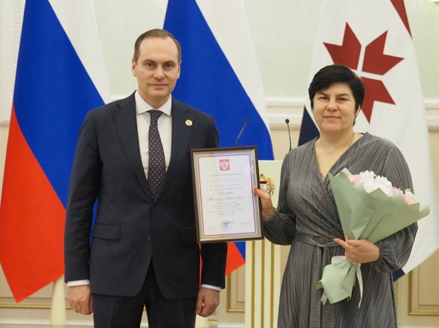 Сотрудница Саранской ТЭЦ-2 получила Благодарность Президента России