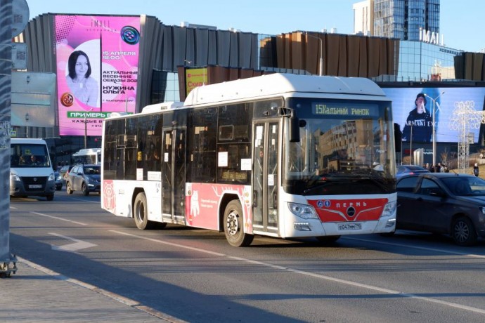 В Перми с 6 июля изменится схема движения нескольких автобусов