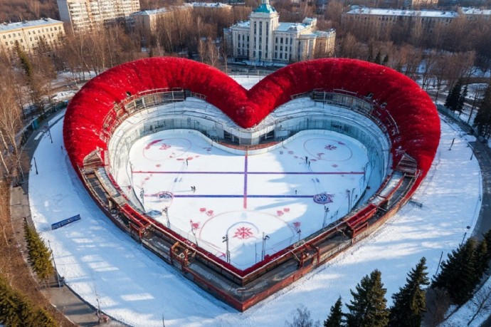 В российском городе намерены создать самый большой «сердечный» каток в мире В российском городе намерены создать самый большой «сердечный» каток в мире