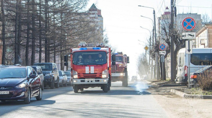 За сутки в Кировской области случилось семь пожаров