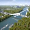 Мост-парус на западе Москвы возводят без остановки движения по реке