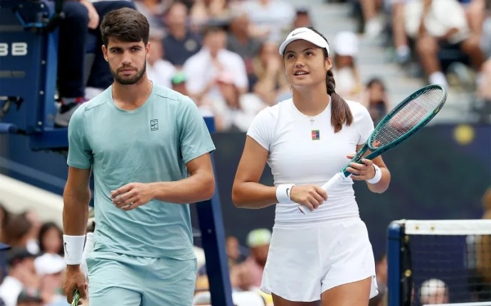 Радукану и Алькарас проиграли в первом круге US Open