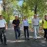 Александр Розбаум и ветеран СВО проверили ремонт тротуара