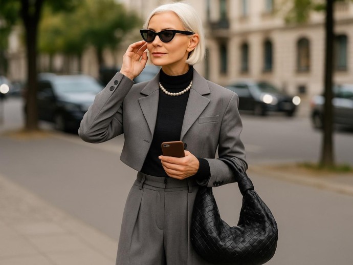 Яркие цвета делают образ женщин старше 50 современнее