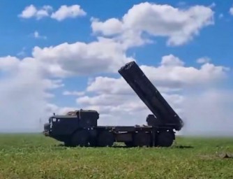 Применение разрушительной русской РСЗО "Торнадо-С" показали на видео