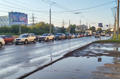 Пензенцы сообщают об огромной пробке по дороге в Терновку
