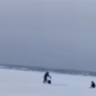 В Стародубском под лёд ушёл снегоход