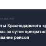 Аэропорты Краснодарского края второй раз за сутки прекратили обслуживание рейсов