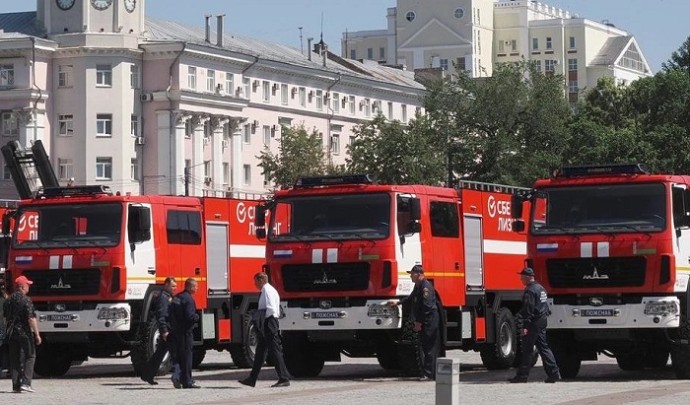 Беларусь поставила в Воронежскую область 33 пожарные автоцистерны на базе МАЗ-6302