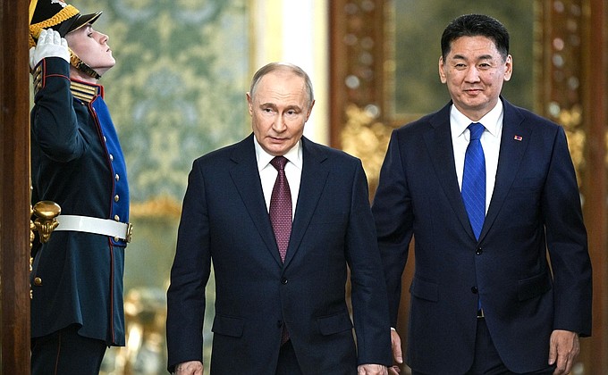 Встреча с Президентом Монголии Ухнагийн Хурэлсухом