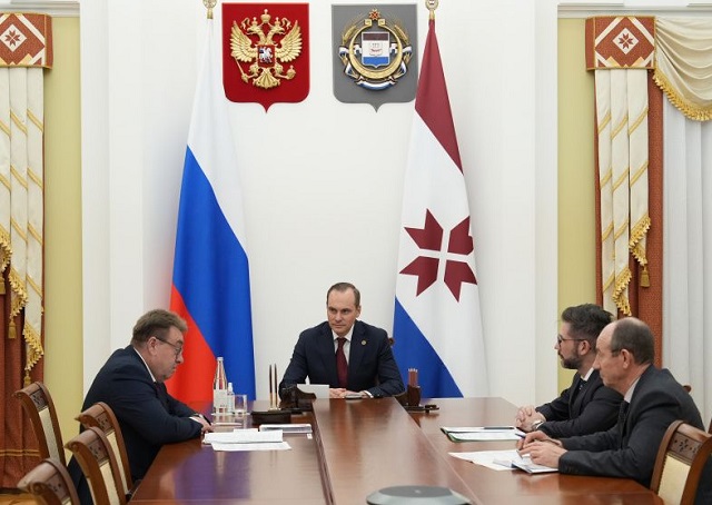 Глава Мордовии встретился с лидером регионального отделения КПРФ Дмитрием Кузякиным