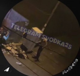 Во Владивостоке полуголый маргинал решил перевоплотиться в женщину