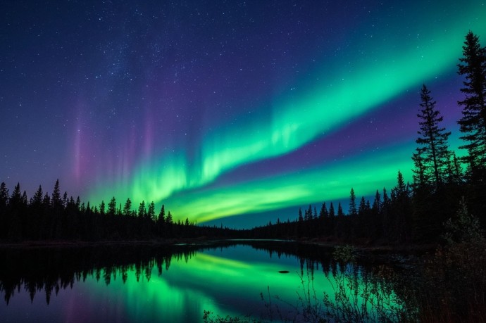 В Челябинской области наблюдалось северное сияние необычного цвета В Челябинской области наблюдалось северное сияние необычного цвета