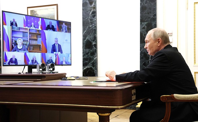 Совещание с постоянными членами Совета Безопасности