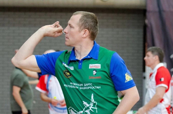 Алексей Роженцев из Уфы завоевал золото на чемпионате России по дартсу