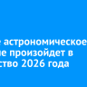 Редкое астрономическое событие произойдет в Рождество 2026 года