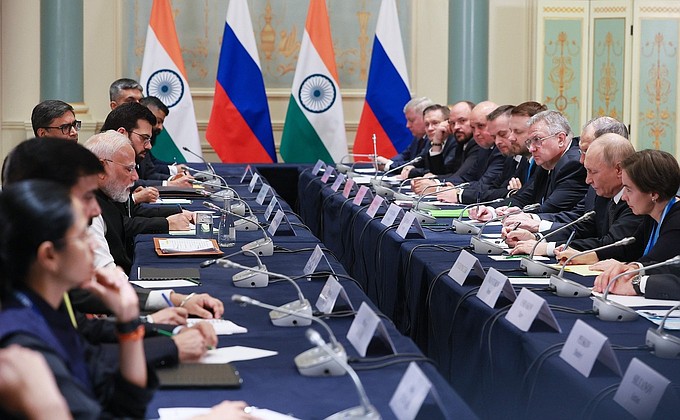 Встреча с Премьер-министром Индии Нарендрой Моди
