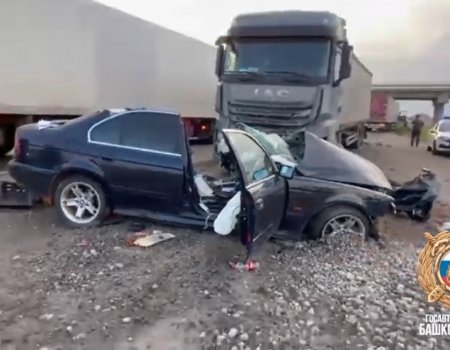 Один человек погиб и трое пострадали в ДТП с фурой в Башкирии
