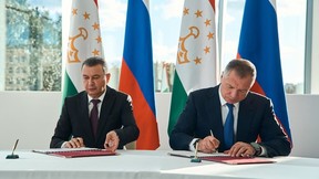 Марат Хуснуллин совместно с Премьер-министром Таджикистана Кохиром Расулзода провёл заседание межправкомиссии по экономическому сотрудничеству между Россией и Таджикистаном