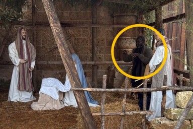 В Италии в рождественском вертепе скрывался преступник