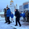 Молодогвардейцы провели акцию "Свеча памяти" в преддверии Дня памяти воинов-интернационалистов