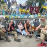 Латышский нацист объявил голодовку на майдане в Киеве