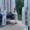 Минобороны РФ показало колонну с замороженными телами украинских военных